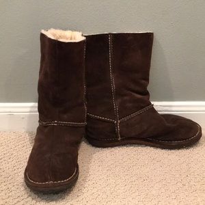 Lands End Suede Cold Weather Boots